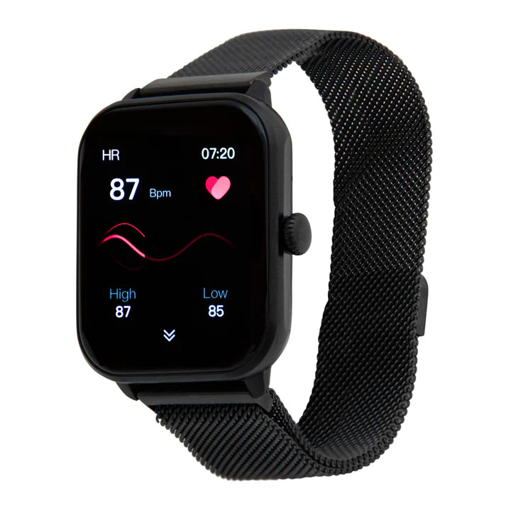 iWatch Model #: BCBM - Black Case with Black Metal Band